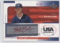 Kirk Saarloos #/20