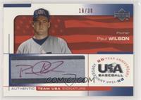 Paul Wilson #/30