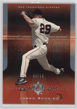 2004 Upper Deck Ultimate Collection - [Base] - Rainbow #80 - Jason Schmidt /10