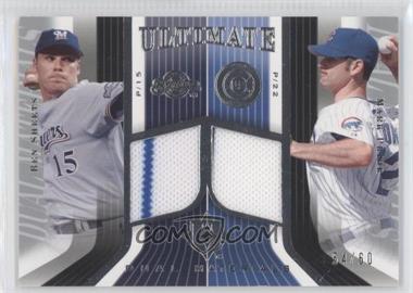 2004 Upper Deck Ultimate Collection - Ultimate Dual Materials #DJ-SP - Ben Sheets, Mark Prior /60