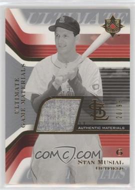 2004 Upper Deck Ultimate Collection - Ultimate Game Materials #GJ-SM - Stan Musial /99