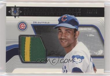 2004 Upper Deck Ultimate Collection - Ultimate Game Patch #GP-WI - Billy Williams /75
