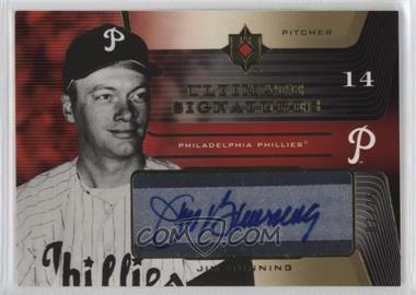2004 Upper Deck Ultimate Collection - Ultimate Signatures - Gold #JB - Jim Bunning /25