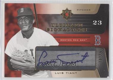 2004 Upper Deck Ultimate Collection - Ultimate Signatures - Gold #LT - Luis Tiant /25