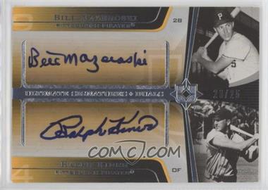 2004 Upper Deck Ultimate Collection - Ultimate Signatures Duals #DS-MK - Ralph Kiner, Bill Mazeroski /25 [EX to NM]