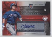 Hank Blalock #/25