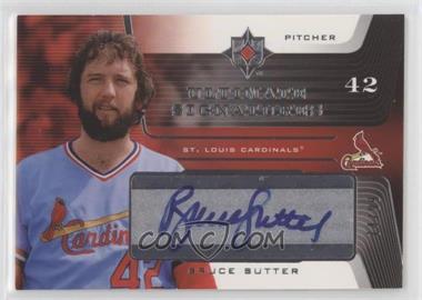 2004 Upper Deck Ultimate Collection - Ultimate Signatures #SU - Bruce Sutter /99