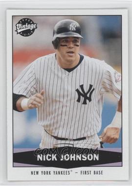 2004 Upper Deck Vintage - [Base] #176 - Nick Johnson