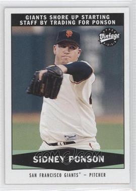 2004 Upper Deck Vintage - [Base] #330 - Traded - Sidney Ponson