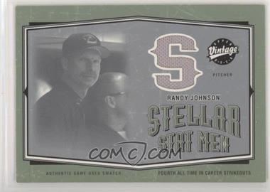 2004 Upper Deck Vintage - Stellar Stat Men #SSM-28 - Randy Johnson [EX to NM]
