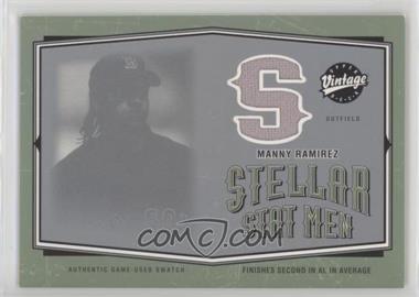 2004 Upper Deck Vintage - Stellar Stat Men #SSM-41 - Manny Ramirez
