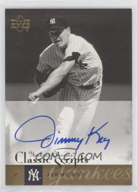2004 Upper Deck Yankees Classics - Classic Scripts #AU-36 - Jimmy Key