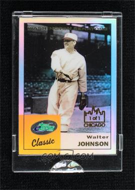 2004 eTopps Classic - [Base] - National Convention #ETC33 - Walter Johnson /1 [Uncirculated]