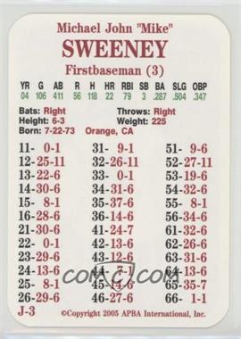 2005 APBA Baseball 2004 Season - [Base] #_MISW - Mike Sweeney