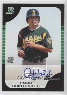 2005 Bowman - [Base] - Autographs #141 - Omar Quintanilla