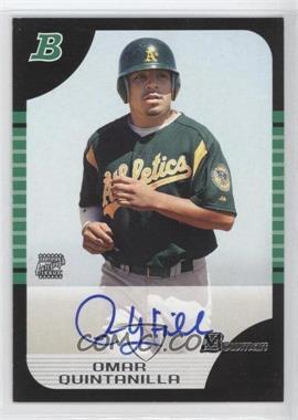 2005 Bowman - [Base] - Autographs #141 - Omar Quintanilla