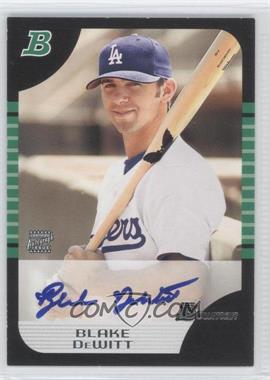 2005 Bowman - [Base] - Autographs #159 - Blake DeWitt