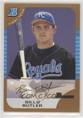 2005 Bowman - [Base] - Gold #277 - First Year - Billy Butler