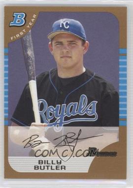 2005 Bowman - [Base] - Gold #277 - First Year - Billy Butler