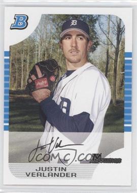 2005 Bowman - [Base] - White #174 - First Year - Justin Verlander /240