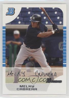 2005 Bowman - [Base] - White #190 - First Year - Melky Cabrera /240