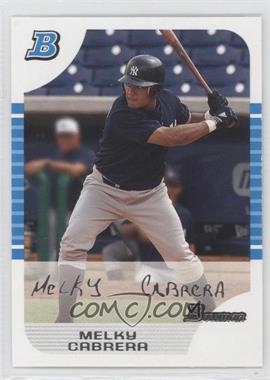 2005 Bowman - [Base] - White #190 - First Year - Melky Cabrera /240