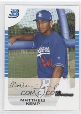 2005 Bowman - [Base] - White #273 - First Year - Matthew Kemp /240