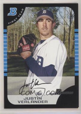 2005 Bowman - [Base] #174 - First Year - Justin Verlander