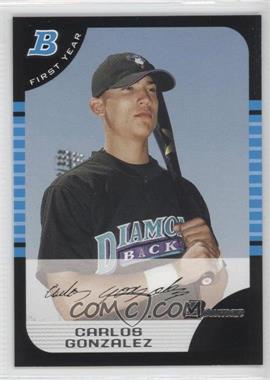 2005 Bowman - [Base] #316 - First Year - Carlos Gonzalez