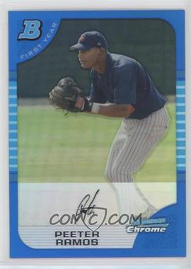 2005 Bowman Chrome - [Base] - Blue Refractor #271 - First Year - Peeter Ramos /150