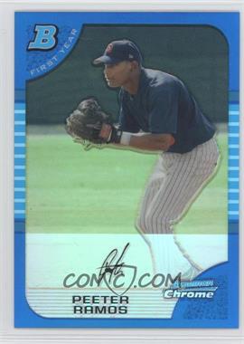 2005 Bowman Chrome - [Base] - Blue Refractor #271 - First Year - Peeter Ramos /150