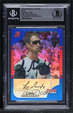 2005 Bowman Chrome - [Base] - Blue Refractor #79 - Luis Gonzalez /150 [BAS BGS Authentic]