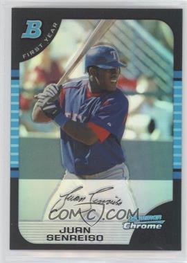 2005 Bowman Chrome - [Base] - Refractor #272 - First Year - Juan Senreiso