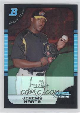 2005 Bowman Chrome - [Base] - Refractor #325 - First Year - Jeremy Harts