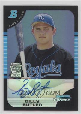 2005 Bowman Chrome - [Base] - Refractor #353 - First Year Autograph - Billy Butler /500