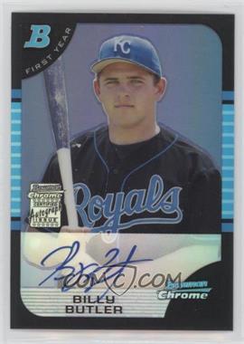 2005 Bowman Chrome - [Base] - Refractor #353 - First Year Autograph - Billy Butler /500