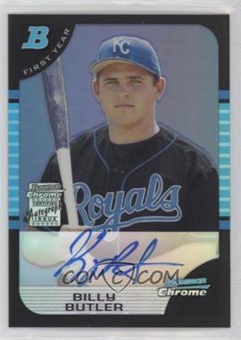 2005 Bowman Chrome - [Base] - Refractor #353 - First Year Autograph - Billy Butler /500