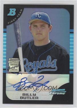 2005 Bowman Chrome - [Base] - Refractor #353 - First Year Autograph - Billy Butler /500