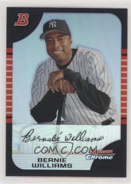 2005 Bowman Chrome - [Base] - Refractor #73 - Bernie Williams