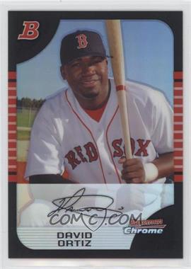 2005 Bowman Chrome - [Base] - Refractor #78 - David Ortiz