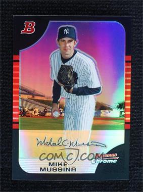 2005 Bowman Chrome - [Base] - Refractor #87 - Mike Mussina