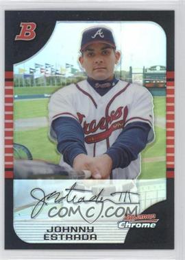 2005 Bowman Chrome - [Base] - Refractor #9 - Johnny Estrada