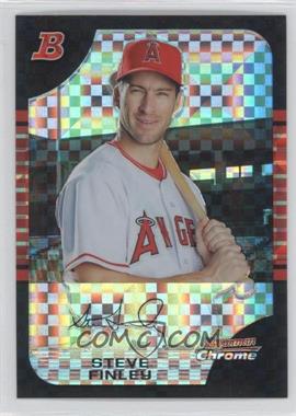 2005 Bowman Chrome - [Base] - X-Fractor #15 - Steve Finley /225