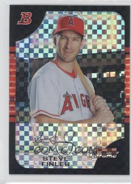 2005 Bowman Chrome - [Base] - X-Fractor #15 - Steve Finley /225