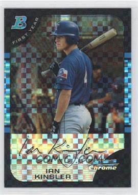 2005 Bowman Chrome - [Base] - X-Fractor #171 - First Year - Ian Kinsler /225