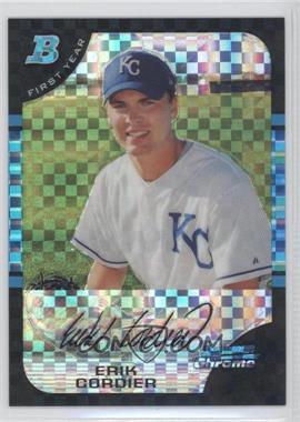 2005 Bowman Chrome - [Base] - X-Fractor #207 - First Year - Erik Cordier /225