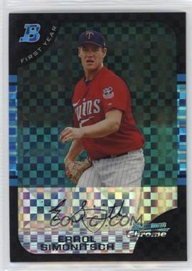 2005 Bowman Chrome - [Base] - X-Fractor #217 - First Year - Errol Simonitsch /225