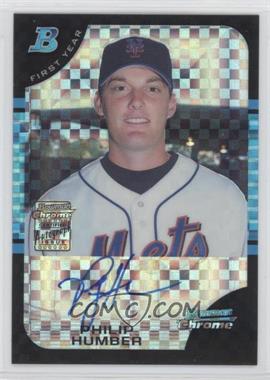 2005 Bowman Chrome - [Base] - X-Fractor #337 - First Year Autograph - Philip Humber /225
