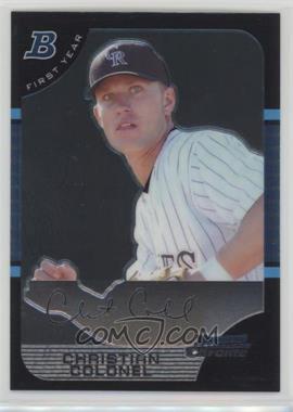 2005 Bowman Chrome - [Base] #295 - First Year - Christian Colonel