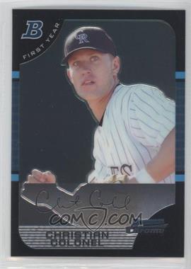 2005 Bowman Chrome - [Base] #295 - First Year - Christian Colonel